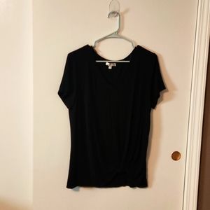 NINE BRITTONLevie V Neck Knit Top